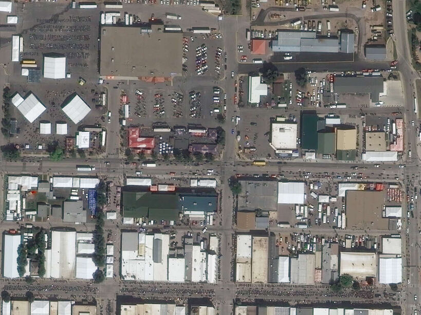GeoEye-1卫星影像高清样图(点击查看大图) GeoEye-1卫星拍摄的美国城市卫星图