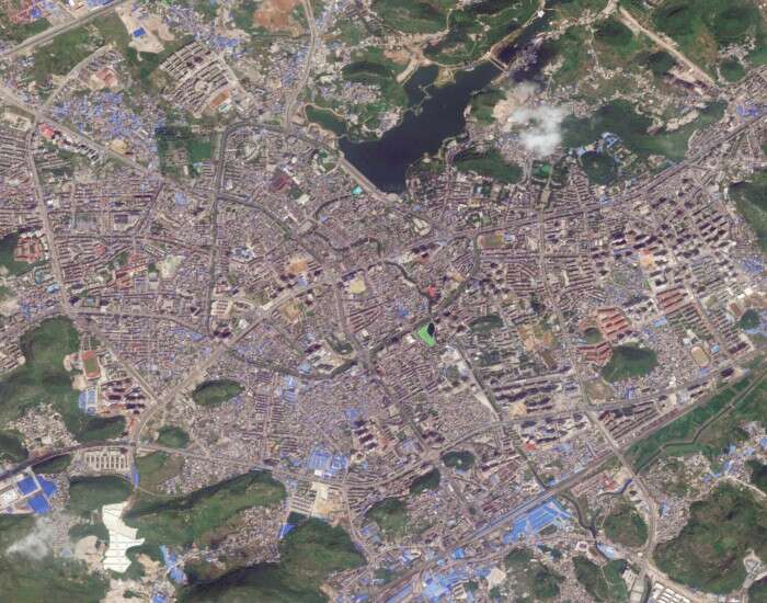安顺市0.5分辨率卫星影像图