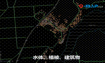 基于卫星影像图制作的地物分类图