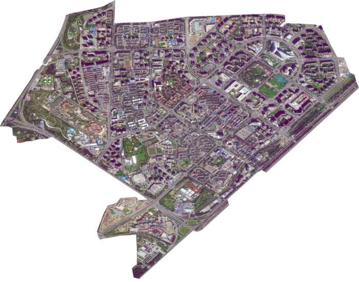 北京朝阳区望京街道0.3米分辨率卫星影像图