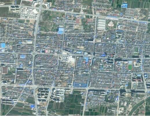 陕西周至县0.5米分辨率卫星影像图