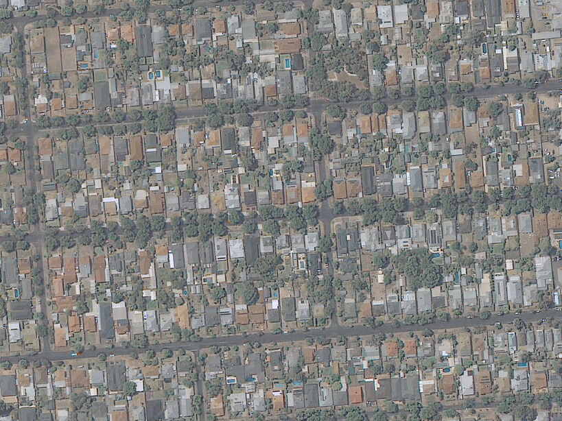 韩国阿里郎3A号卫星拍摄的韩国城市卫星图