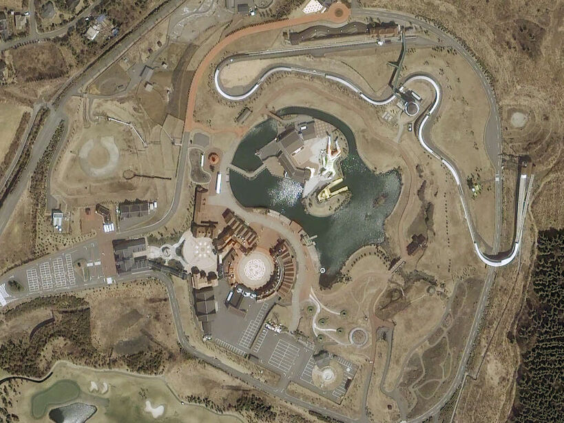 美国QuickBird卫星拍摄的豪华别墅卫星图