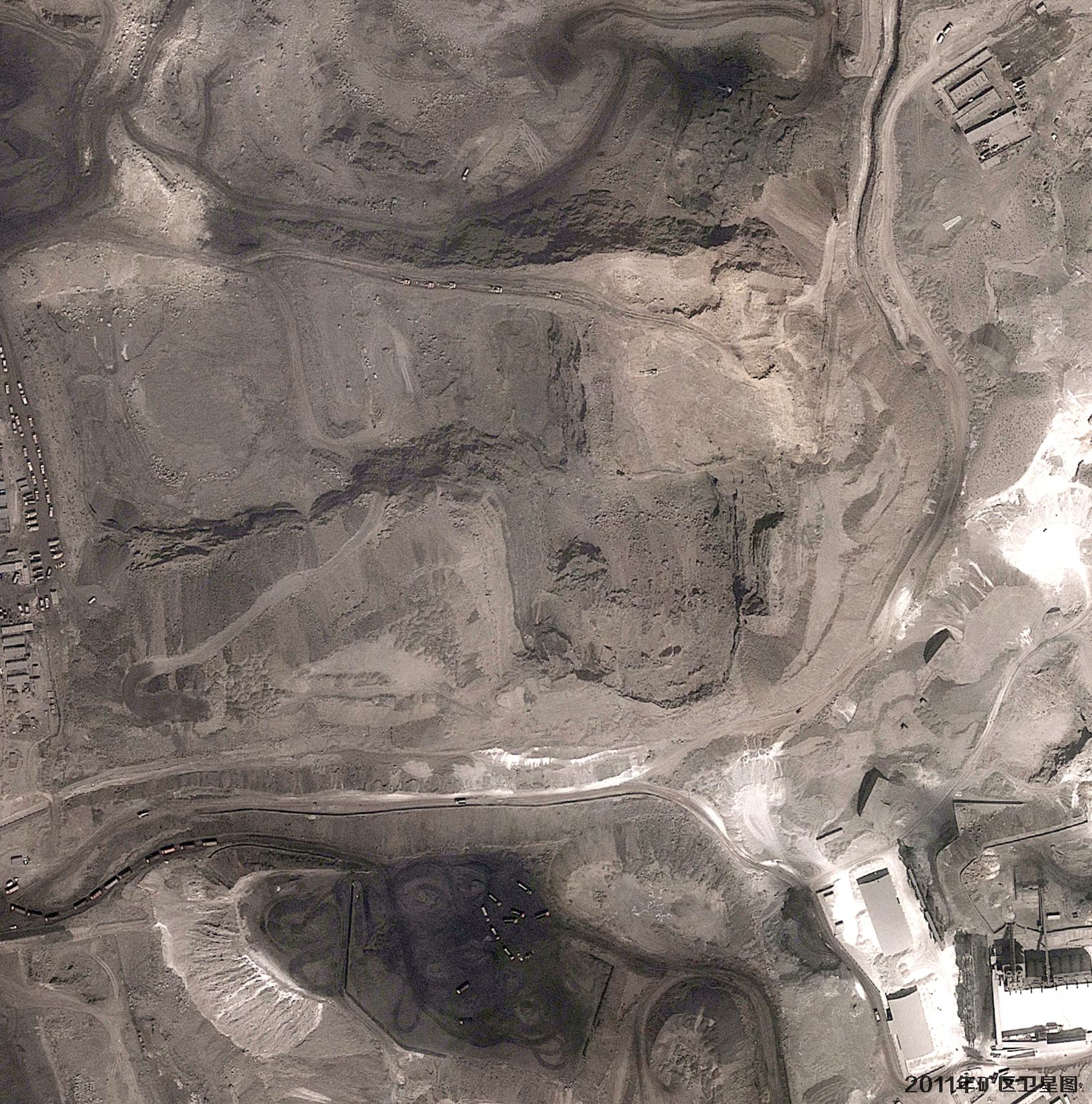 内蒙古矿区2011年卫星图