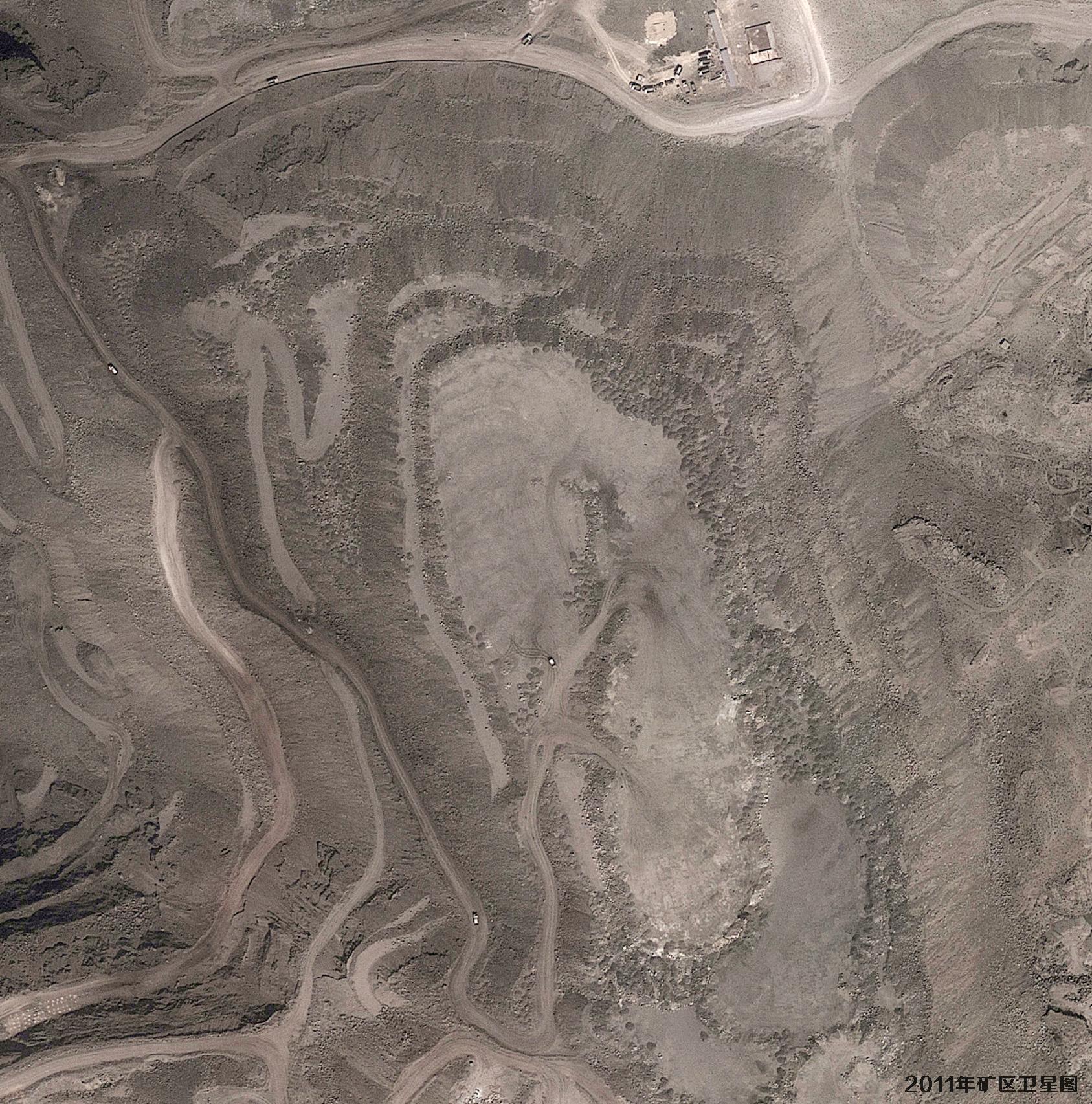 内蒙古矿区2011年卫星图