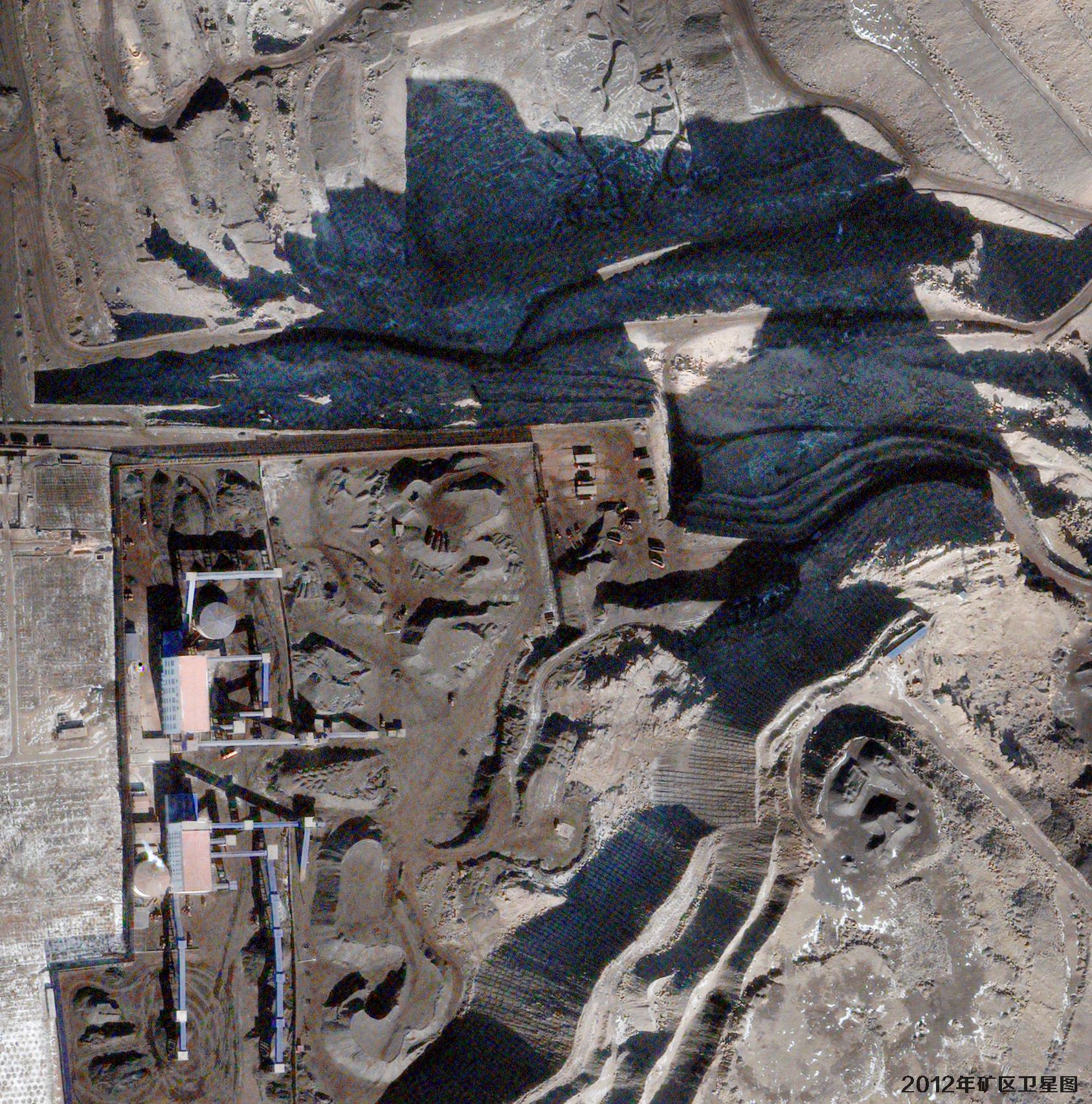 内蒙古矿区2012年卫星图