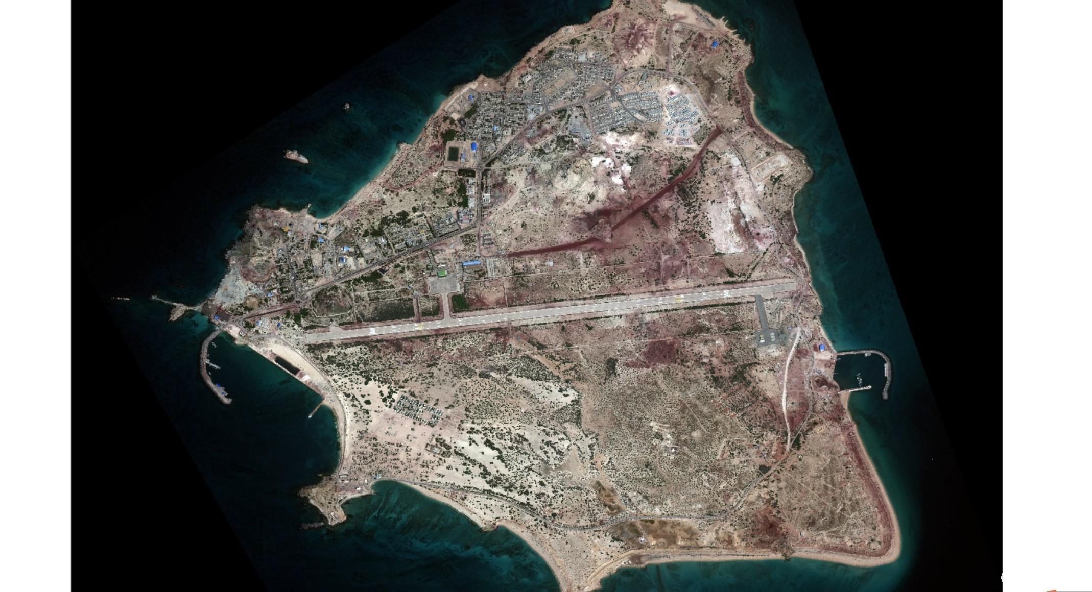 worldview3卫星影像图-阿布穆萨岛全景图