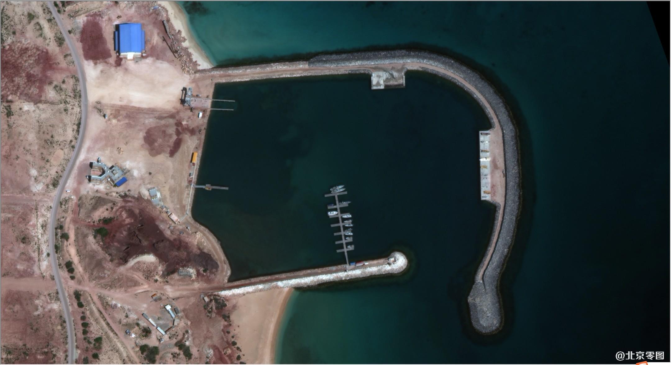 worldview3卫星影像图-阿布穆萨岛码头