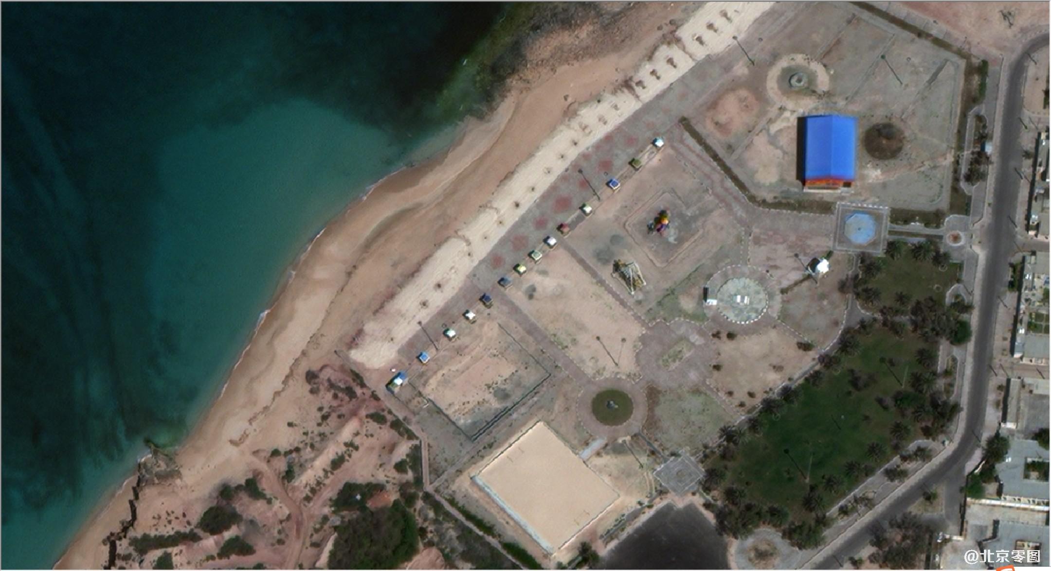 worldview3卫星影像图-阿布穆萨岛海边