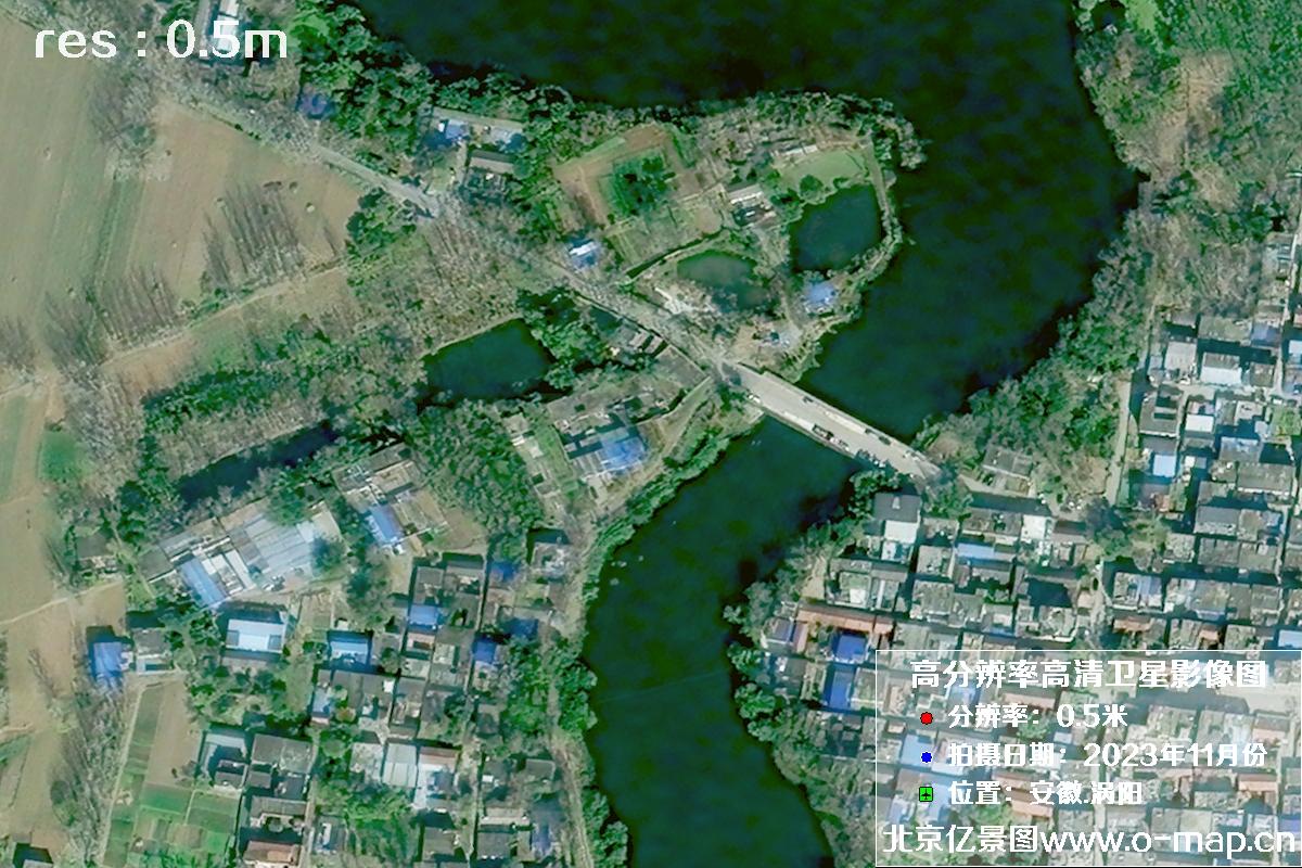安徽省亳州市涡阳县道源国家湿地公园2023年11月份卫星图