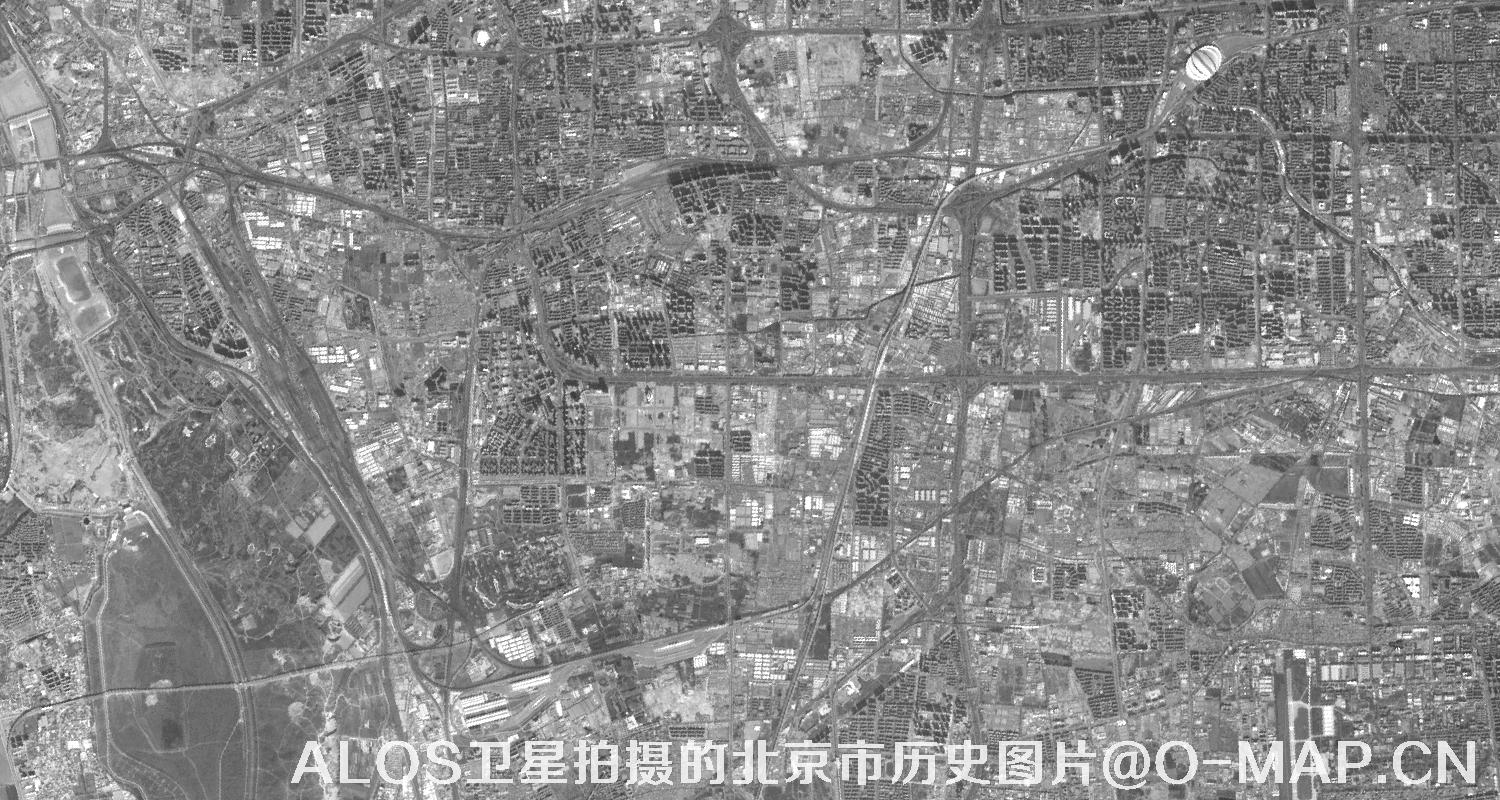 ALOS卫星2011年拍摄的北京市历史影像图片
