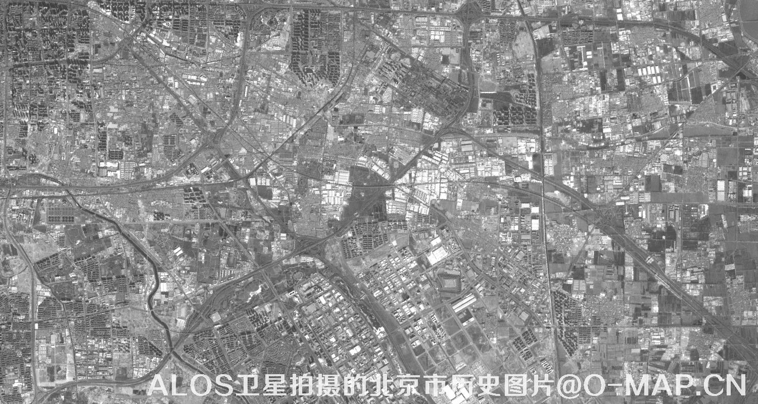 ALOS卫星2011年拍摄的北京市历史影像图片