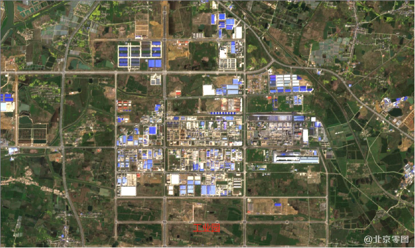 安徽省2021年最新卫星图-合肥工业园