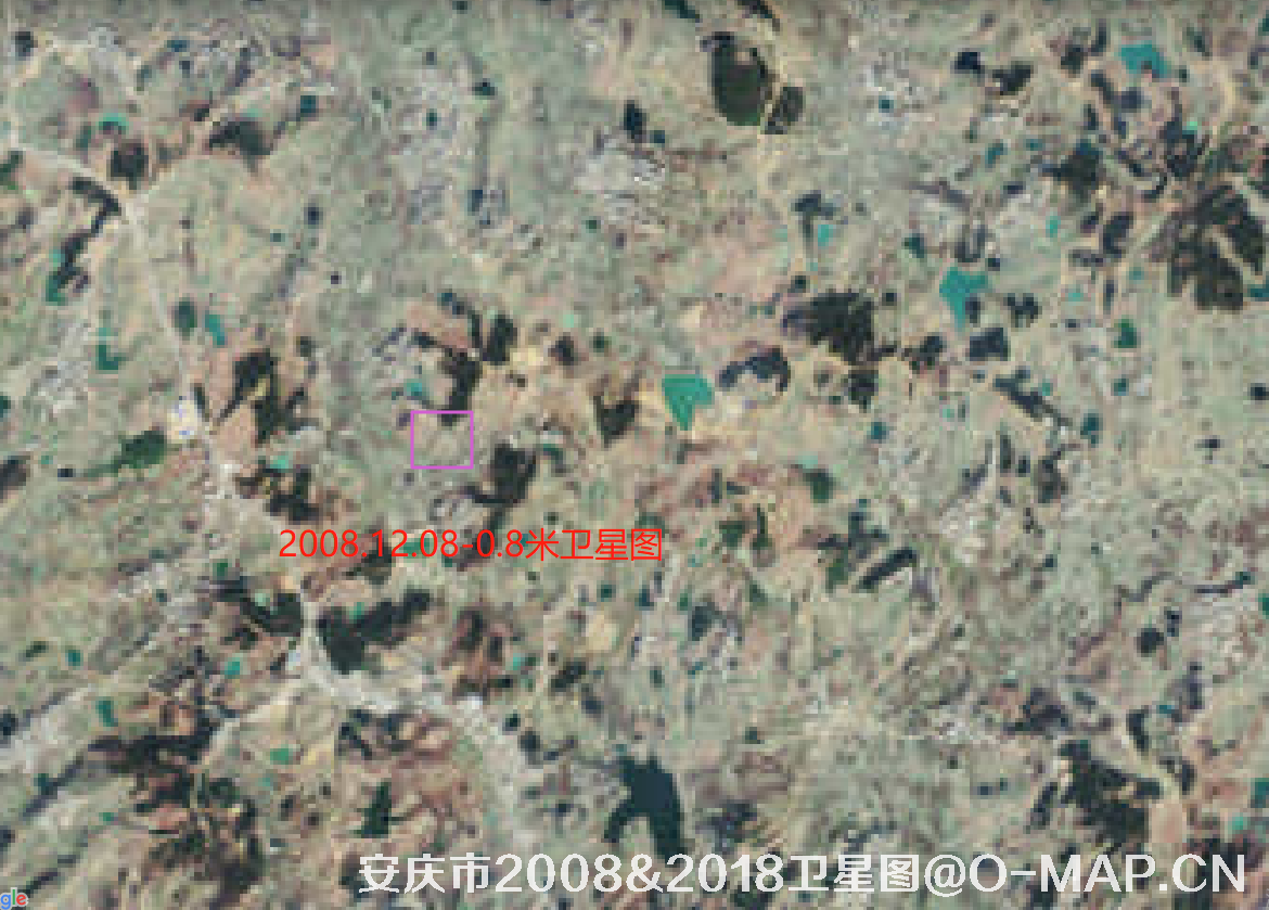 IKONOS卫星2008年拍摄的安徽省安庆市0.8米卫星图