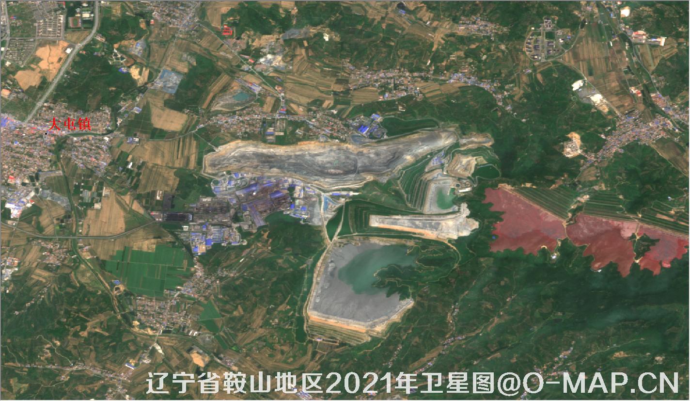 辽宁省2021年6月份最新卫星图