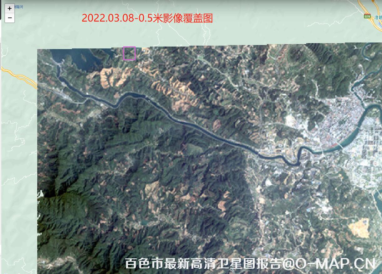 广西省百色市2022年最新卫星图查询结果