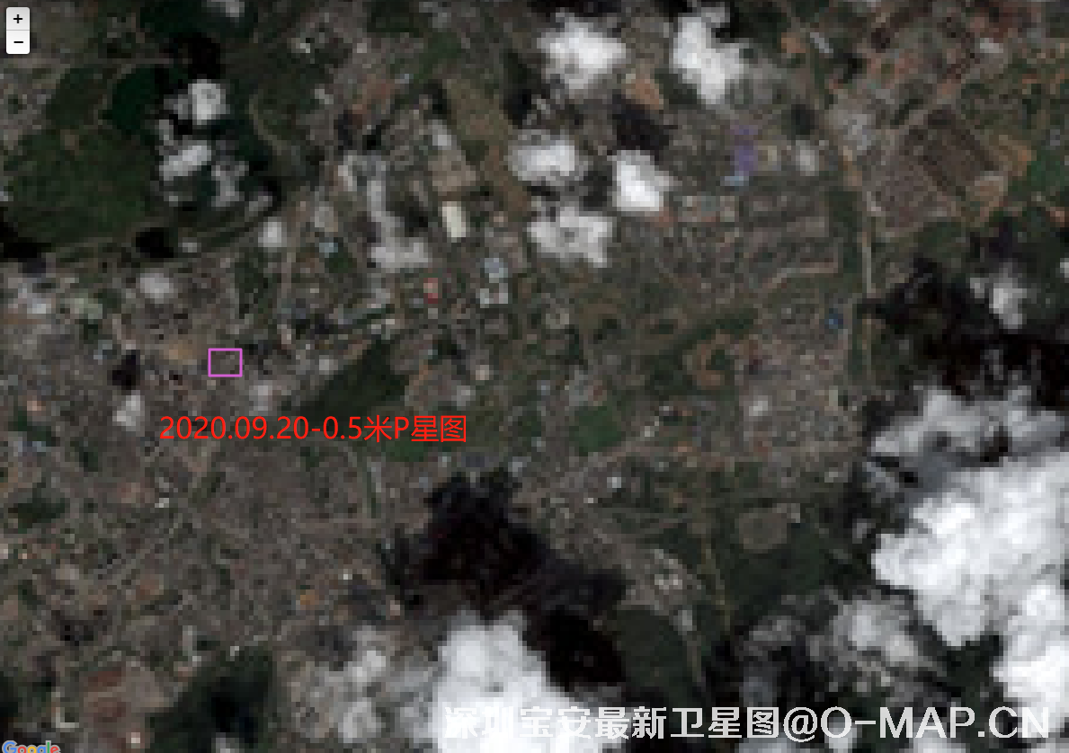 深圳市宝安区最新高清卫星影像地图数据