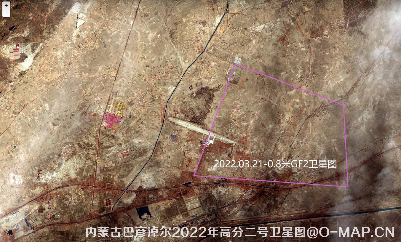 内蒙古自治区巴彦淖尔市2022年3月份高分二号卫星图