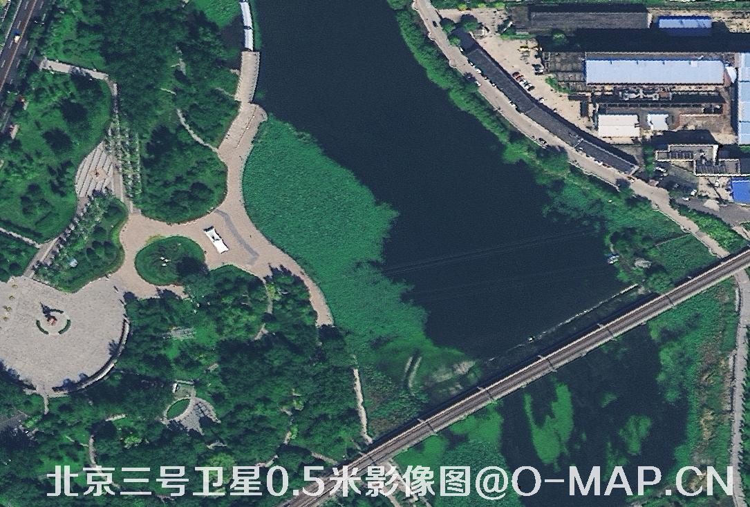 北京三号卫星拍摄的0.5米卫星地图