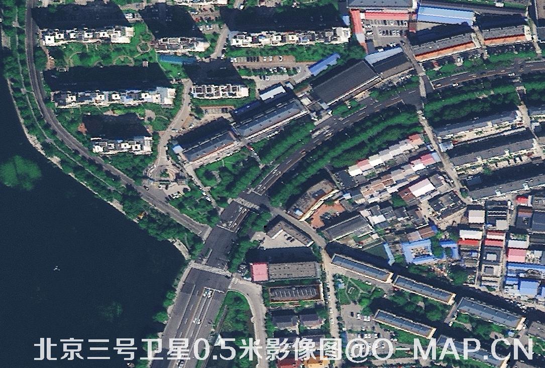 法国卫星拍摄的0.3米影像效果图