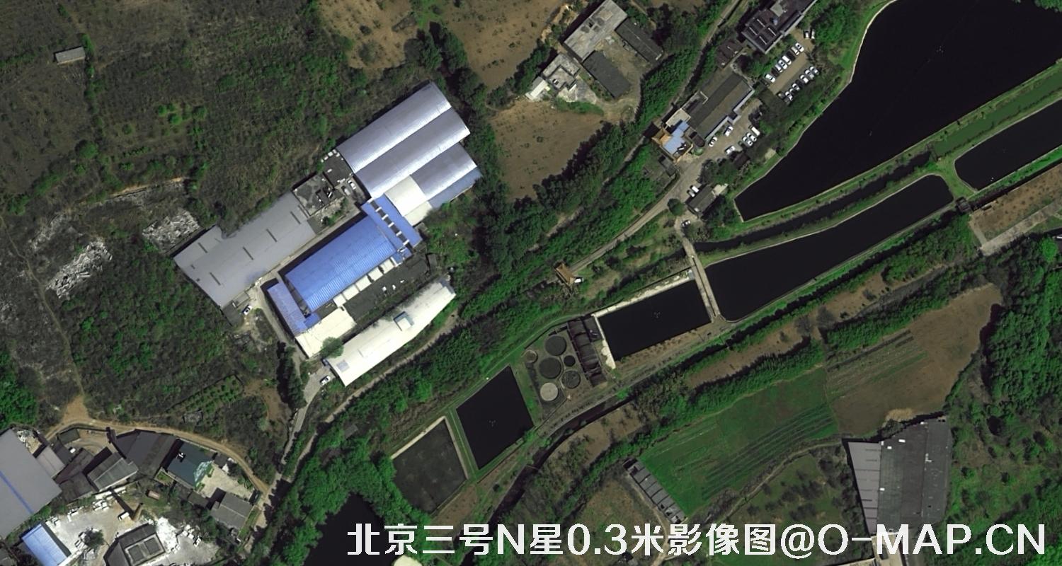 北京三号N星拍摄的贵阳长水机场0.3米影像图
