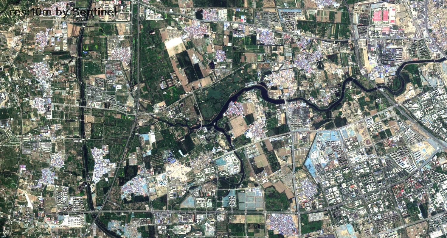 北京市2022年5月份最新卫星图