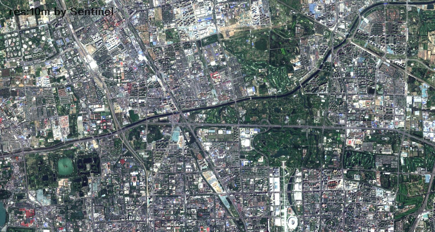 北京市2022年5月份最新卫星图