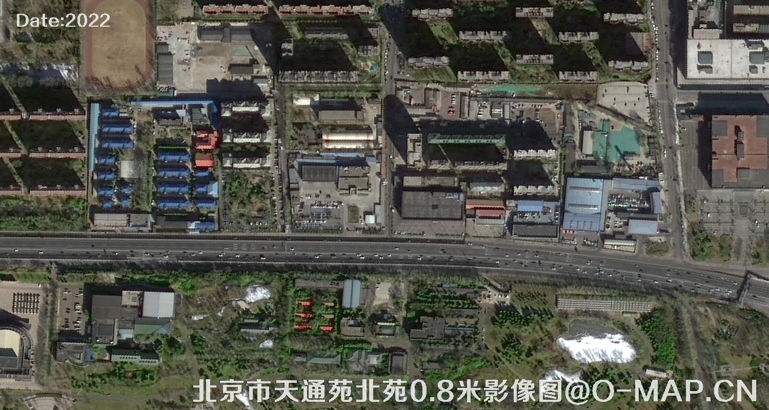 北京市天通苑北苑0.8米影像图