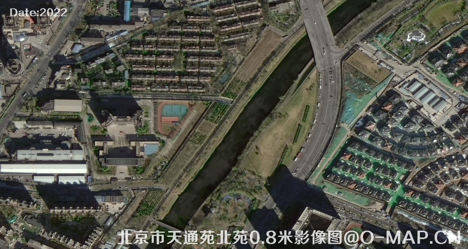 北京市天通苑北苑0.8米影像图