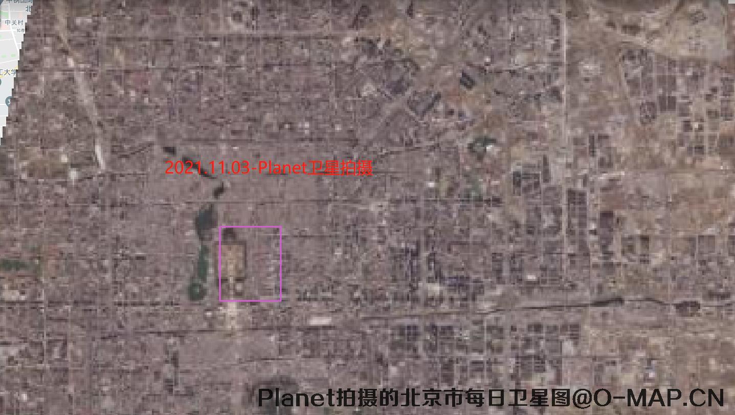 Planet卫星2021.12.03拍摄的北京市卫星图
