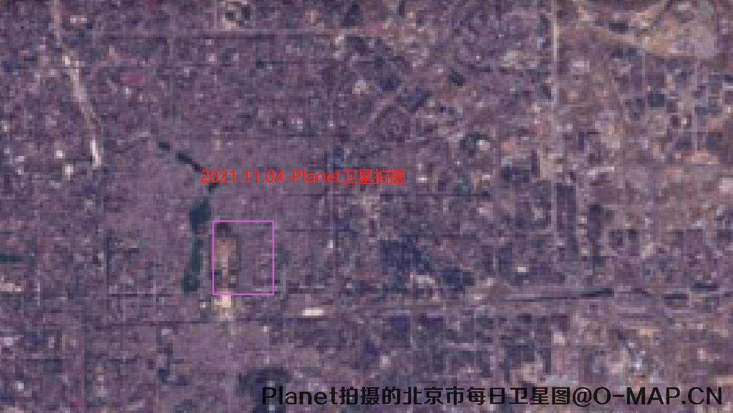 Planet卫星2021.12.04拍摄的北京市卫星图