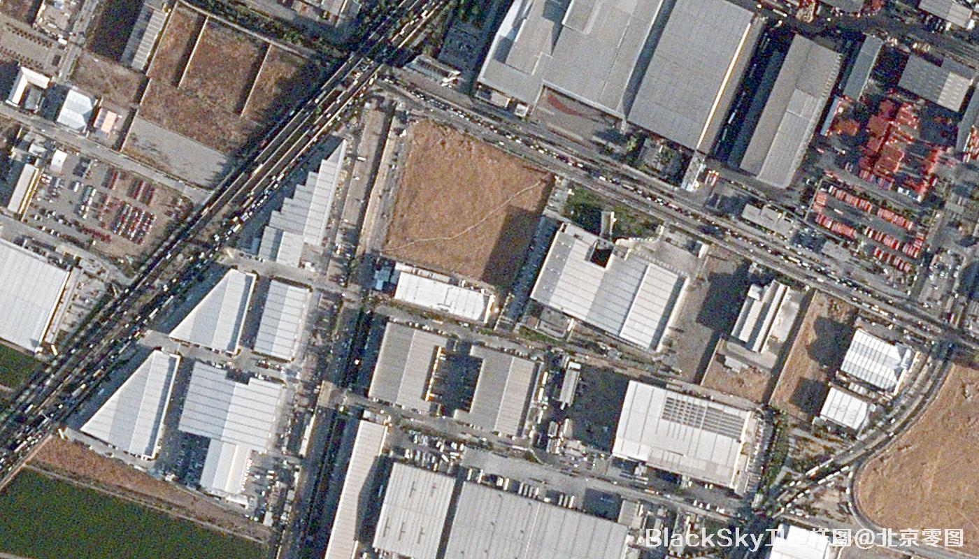 BlackSky卫星拍摄的高清卫星影像图