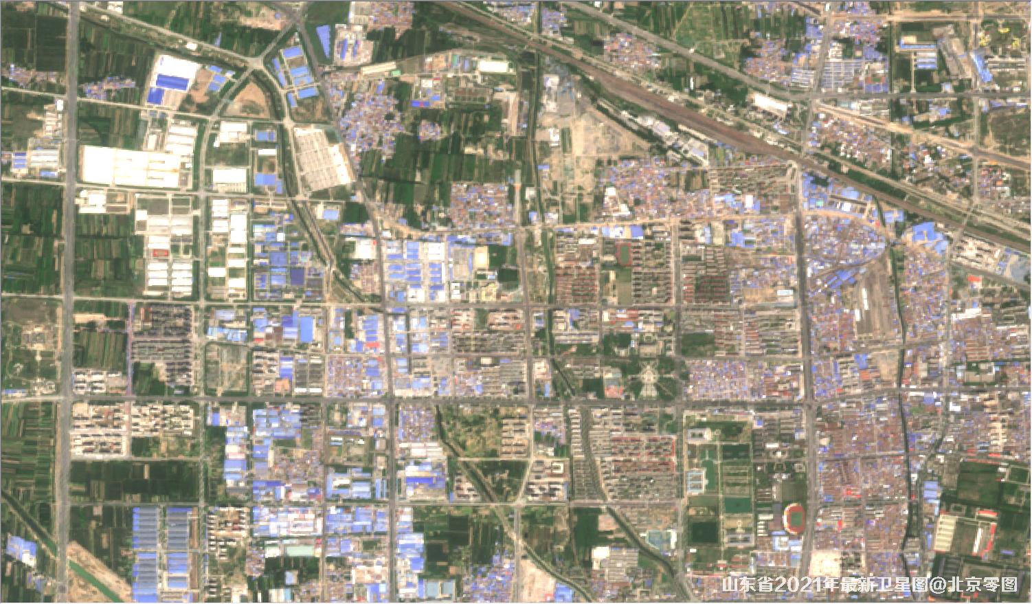 山东省2021年最新卫星图