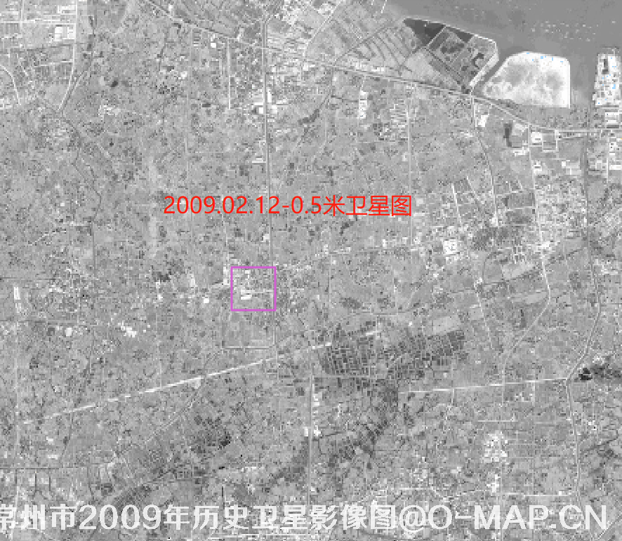 江苏省常州市2009年高清历史卫星图