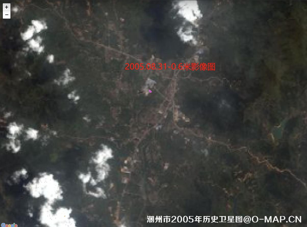 潮州市2005年历史卫星图