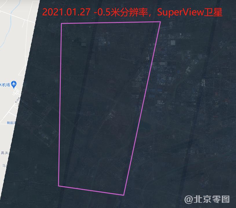涟水县高铁站2021.01.27-高景卫星影像预览图