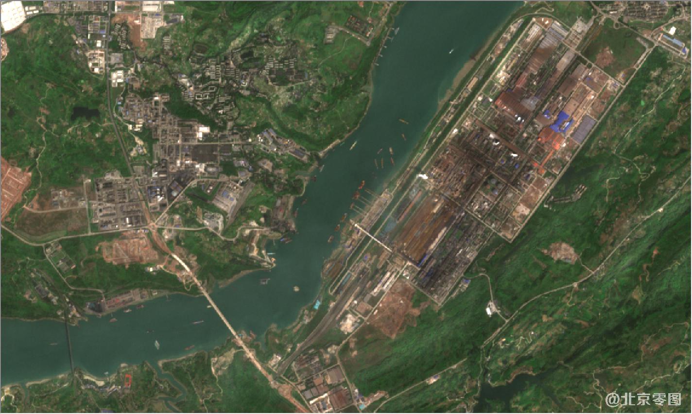 重庆市2021年3月份最新卫星影像地图