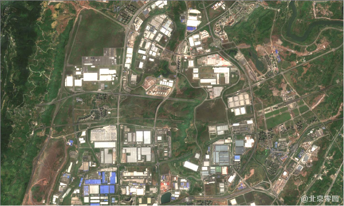 重庆市2021年3月份最新卫星影像地图
