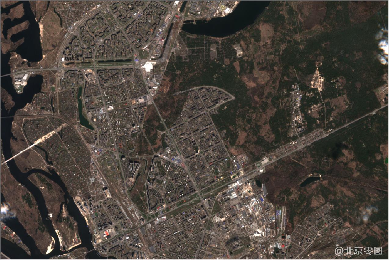 俄罗斯尔诺贝利核电站2021年4月份卫星地图