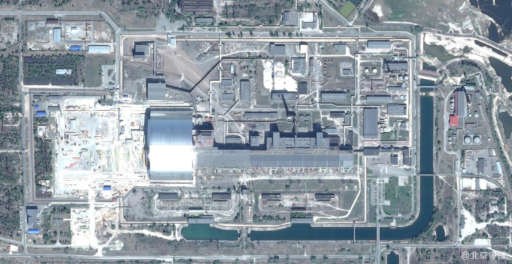 俄罗斯尔诺贝利核电站谷歌高清卫星地图2