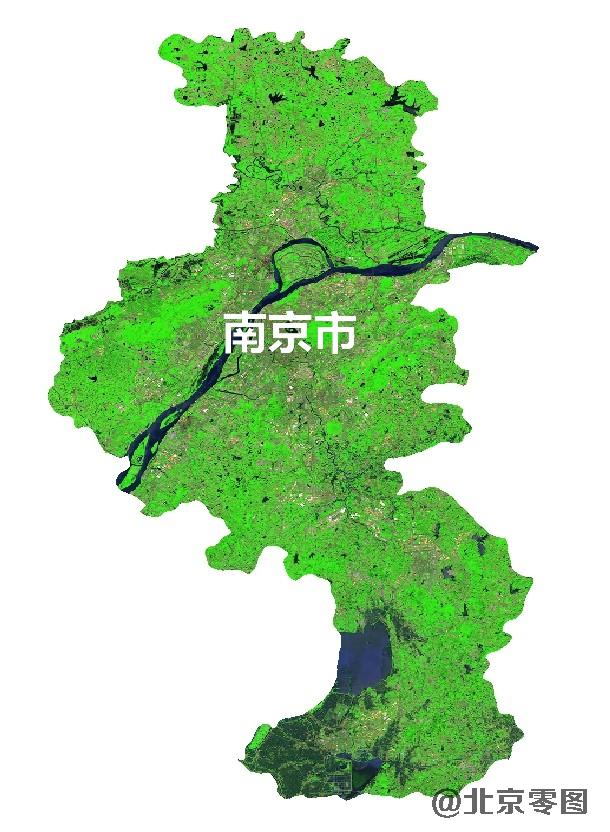 南京市2021年5月份城市绿化卫星图