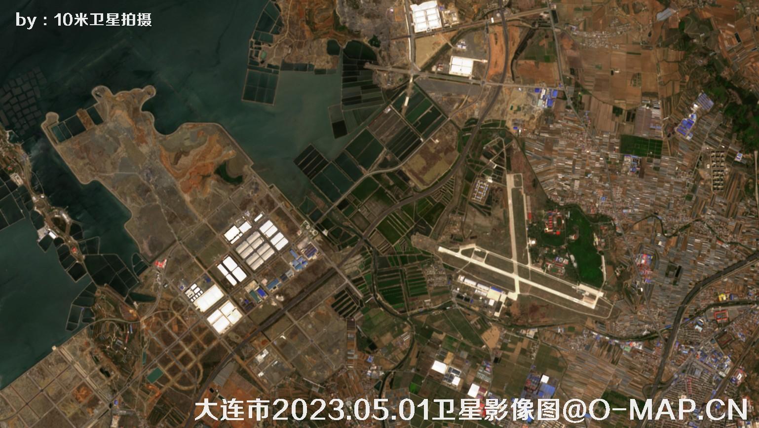 辽宁省大连市2023.05.01卫星影像图