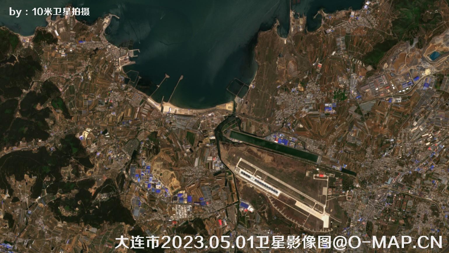 辽宁省大连市2023.05.01卫星影像图