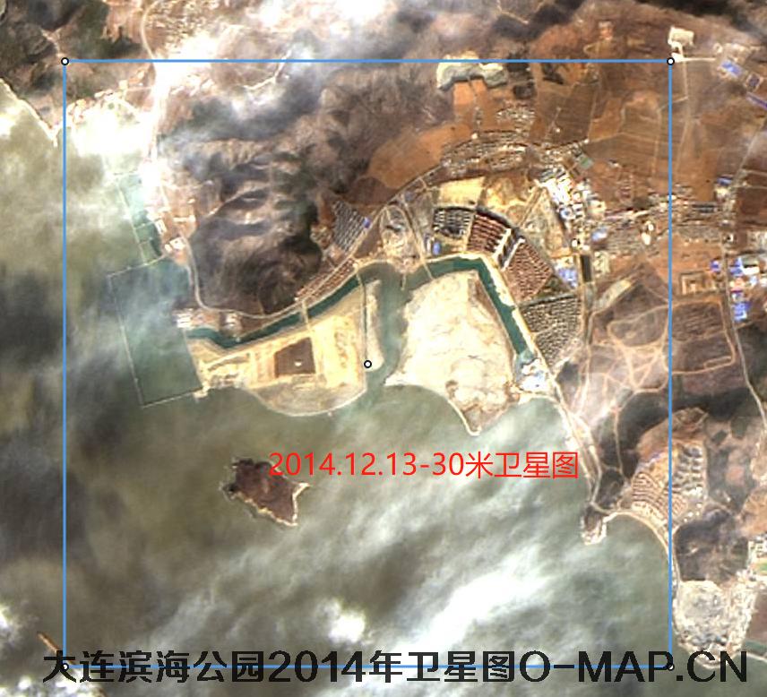 辽宁省大连市2014年11月份Landsat卫星图