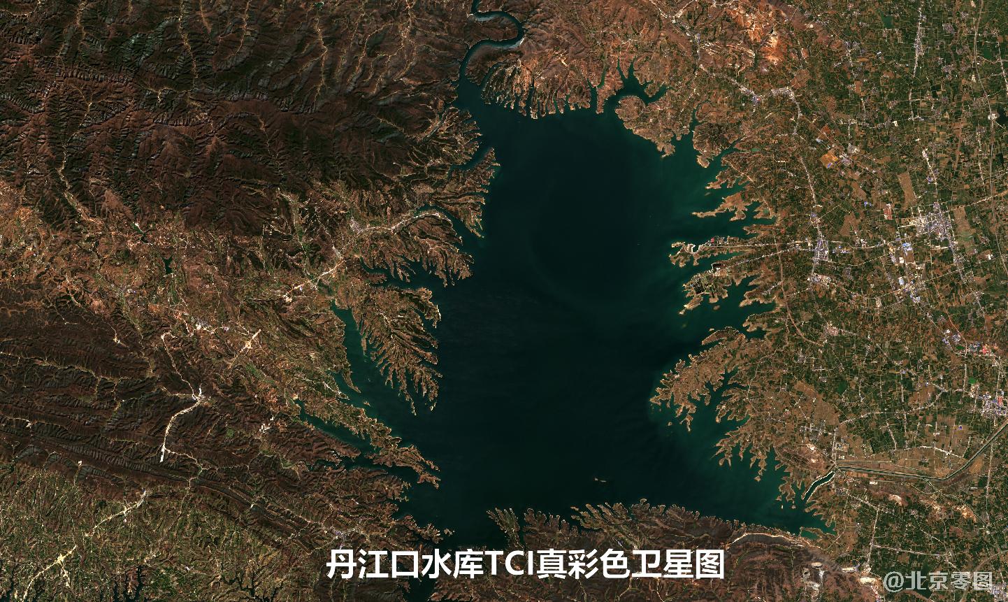 丹江口水库多光谱数据-tci真彩色影像图