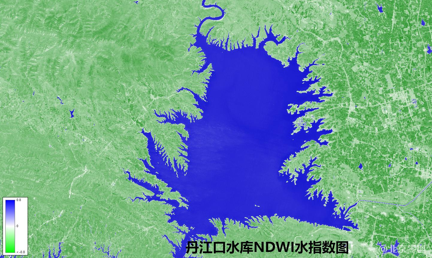 丹江口水库多光谱数据-NDWI水指数图