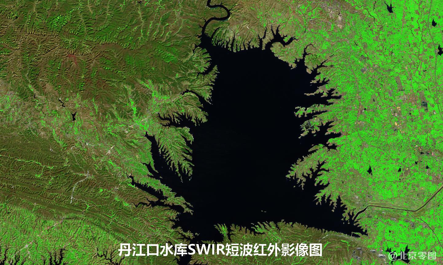 丹江口水库多光谱数据-SWIR短波红外影像图