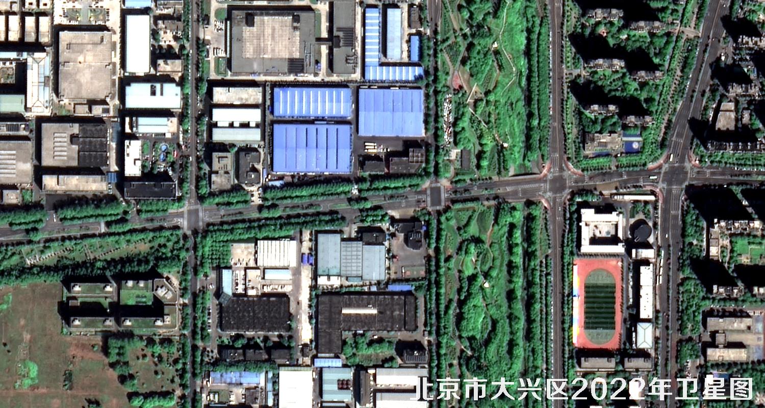 北京市大兴区2022年最新卫星图