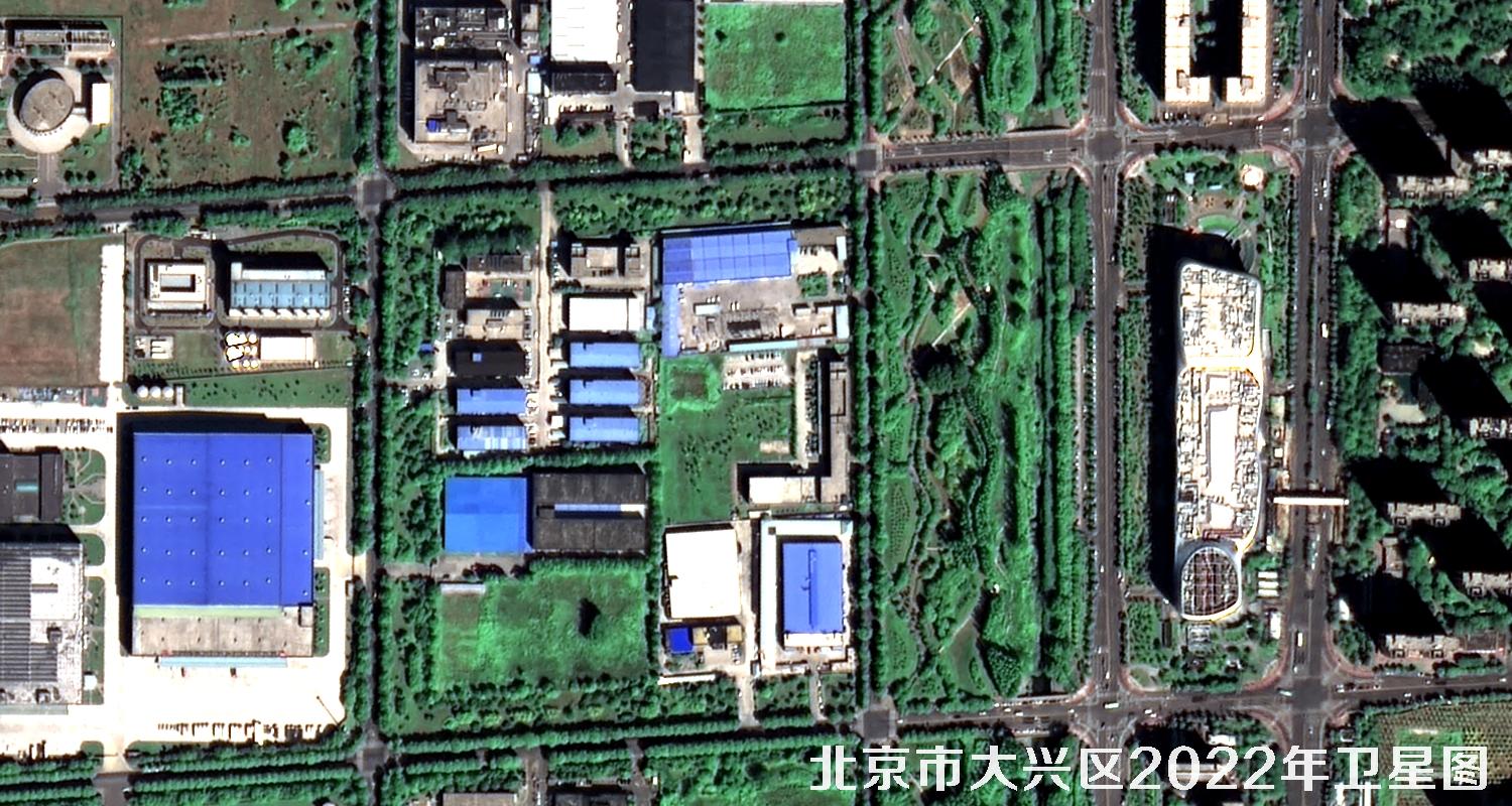 北京市大兴区2022年最新卫星图
