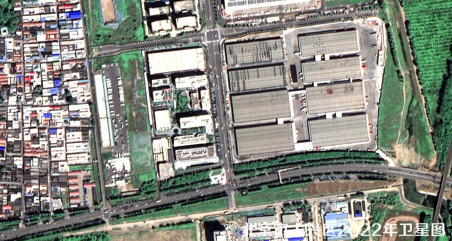 北京市大兴区2022年最新卫星图